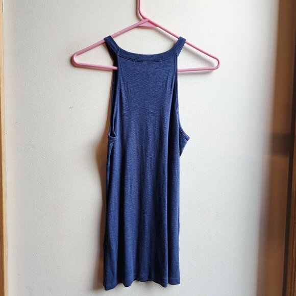 Michael Stars Royal Blue Halter Tank Top One Size - Picture 13 of 13